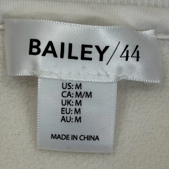 Bailey 44 White Sherpa Sweatshirt Jacket - Picture 3 of 7
